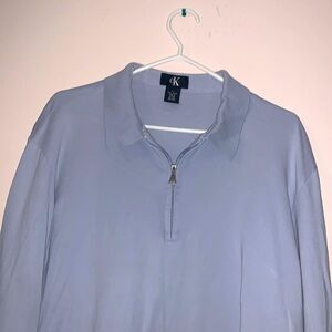Like New - Calvin Klein Long Sleeve Polo Shirt